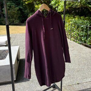 Athleta Solitude Hoodie Sweatshirt Dress